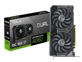 Tarjeta De Video Asus Rtx 4060 Dual Oc Evo 8gb Gddr6 (90yv0jc7'mvaa00) Geforce Nvidia 128 Bits, 2 Ventiladores