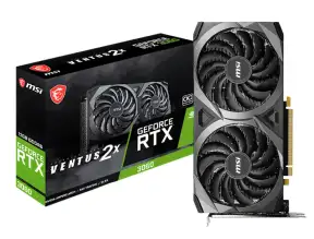 Tarjeta De Video Msi Rtx 3060 Ventus 2x Oc 12gb Gddr6 (912-v397-856) Geforce Nvidia 192 Bits, 2 Ventiladores 