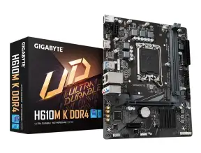 Placa Madre Gigabyte H610m K Ddr4 (h610m K Ddr4) Socket Lga 1700, Ram Dddr4 Buss 3200mhz, 14va, 13va, 12va Gen