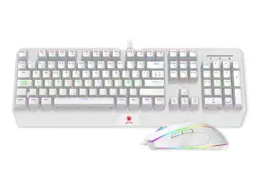 Combo 2 En Uno Antryx Gc-5100 (agc-5100wre-sp) Teclado Switch Red, Led Rgb, Mouse 7 Botones