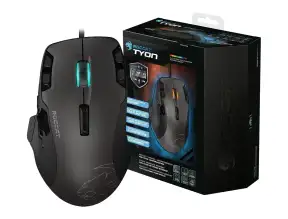 Mouse Roccat Tyon Gaming (roc-11-850-am) Hasta 8200 Dpi, 16 Botones Programables, Rgb, Negro