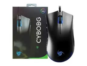 Mouse Vsg Cyborg Gaming (vg-m880) Hasta 5000 Dpi, 9 Botones, Rgb, Negro