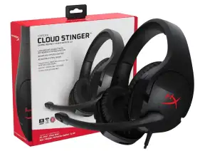 Auricular Hyperx Cloud Stinger (519t1aa) Con Microfono, Interfaz Jack 3.5 Mm, Negro