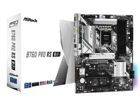 Placa Madre Asrock B760 Pro Rs Wifi (90-mxblq0-a0uayz) Socket Lga 1700, Ram Ddr5 Buss 7200oc Mhz, 14va, 13va, 12va Gen, Rgb, Wifi 6e