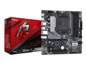 Placa Madre Asrock A520m Phantom Gaming 4 (90-mxbek0-a0uayz) Socket Am4, Ram Ddr4 Buss 4533oc Mhz