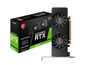 Tarjeta De Video Msi Rtx 3050 Lp Oc 6gb Gddr6 (msi-rtx3050 Lp 6g Oc) Geforce Nvidia 96 Bits, 2 Ventiladores, Low Profile