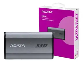 Disco Solido Externo Adata 500gb Se880 (aeli-se880-500gcgy) Unidad De Almacenamiento Portalbe, Usb 3.2, Negro