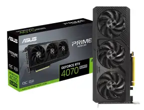 Tarjeta De Video Asus Rtx 4070 Super Prime Gaming Oc 12gb Gddr6x (prime-rtx4070s-o12g) Geforce Nvidia 192 Bits, 3 Ventiladores