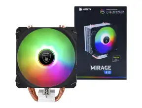 Cooler Para Procesador Antryx Mirage 410 (acc-410a) 1 Ventilador, 120mm, Led Rgb