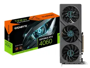 Tarjeta De Video Gigabyte Rtx 4060 Eagle Oc 8gb Gddr6 (gv-n4060eagle Oc-8gd) Geforce Nvidia 128 Bits, 3 Ventiladores