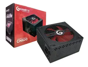 Fuente De Poder Gambyte 600w Gn600 (gi-gn600-r Ver.3.0) Atx, Caja