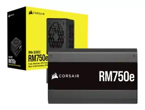 Fuente De Poder Corsair 750w Rm750e (cp-9020295-na) Atx, 80 Plus Gold, Modular, Negro