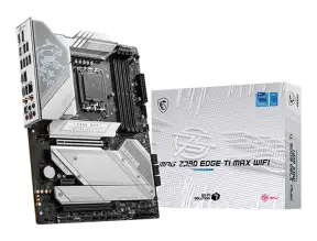 Placa Madre Msi Z790 Edge Max Wifi (90mag Edge Ti Max Wifi) Socket Lga 1700, Ram Ddr5 Buss 7800oc Mhz, 14va, 13va, 12va Gen