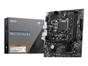 Placa Madre Msi H510m-b Pro Ii (pro H510m-b Ii) Socket Lga 1200, Ram 3200mhz, 10ma Gen