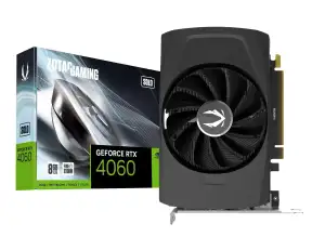 Tarjeta De Video Zotac Rtx 4060 8gb Oc Solo  Gddr6 (zt-d40600g-10l) Geforce Nvidia 128 Bits, 1 Ventilador