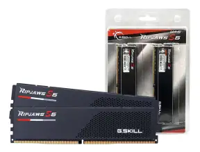 Memoria Ram G.skill Ddr5 64gb (32gbx2) Ripjaws S5 (f5-6000j3636f32gx2-rs5k) 6000 Mhz, Negro