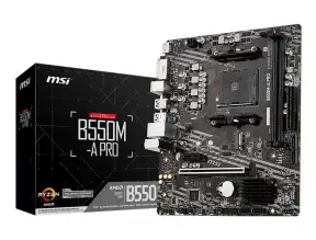 Placa Madre Msi B550m-a Pro (b550m-a Pro) Socket Am4, Ram Ddr4 Buss 4600oc Mhz