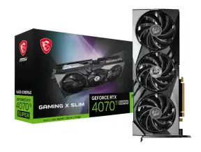 Tarjeta De Video Msi Rtx 4070 Ti Super Gaming X Slim 16gb Gddr6x (912-v513-625) Geforce Nvidia 256 Bits, 3 Ventiladores 