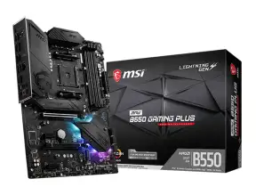 Placa Madre Msi B550 Mpg Gaming Plus (911-7c56-031) Socket Am4, Ram Ddr4 Buss 4400oc Mhz, Rgb